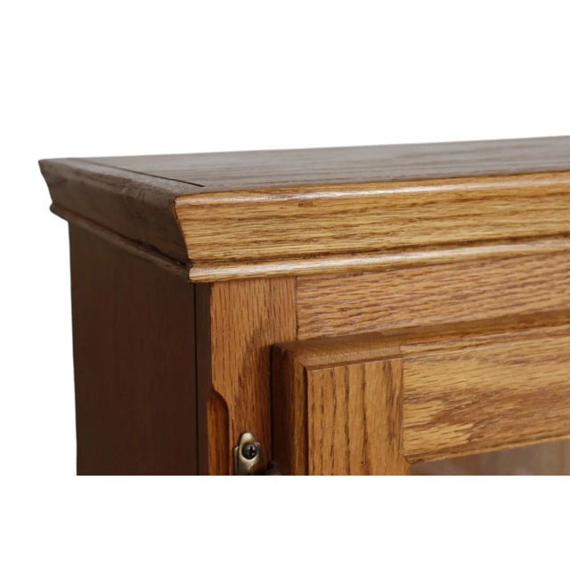 Traditional Oak Bookcase For Sale - Image 4 of 9