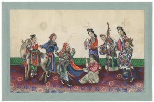 Men and Women, 1890s, Paper