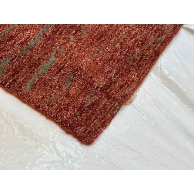 2000 - 2009 Silk and Wool Nepalese , 8' X 9'9" For Sale - Image 5 of 5