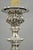 Antique English Victorian Silver Plated Scroll Repousse Candlestick Table Lamp For Sale - Image 4 of 12