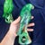 19th Century Chinese Export Chinoiserie Green Glazed Pottery Parrots For Sale - Image 4 of 7