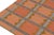 Rug & Kilim’s Scandinavian Style Kilim in Orange, Gray & Brown Geometric Pattern - 13x19 For Sale In New York - Image 6 of 7