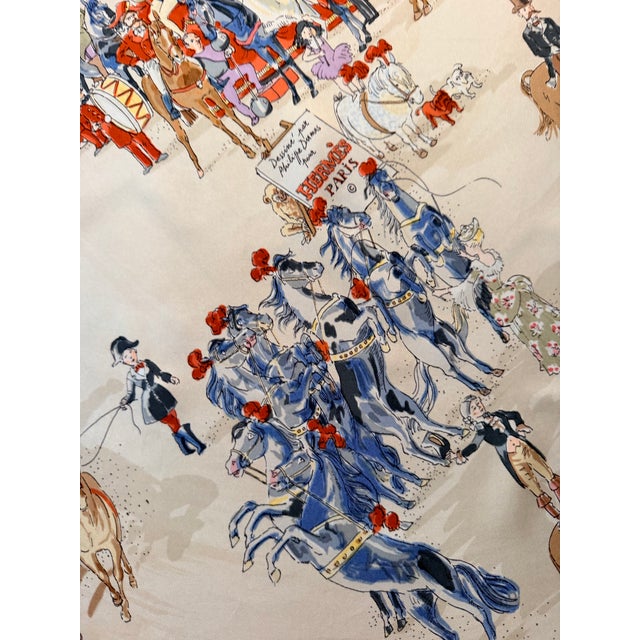 Hermès Le Cirque Molier 2004 Silk Scarf Designed by Dumas Philippe For Sale In New York - Image 6 of 12