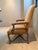 Traditional Pair of Sally Sirkin Lewis for J. Robert Scott Velvet Lounge Chairs For Sale - Image 3 of 11