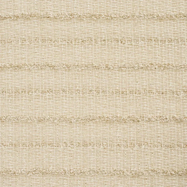 Contemporary SAMPLE - Schumacher x Patterson Flynn Ellie Alpaca Shimmer Sheer Fabric In Cream For Sale - Image 3 of 4