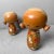 Dimensions: height 20/16 cm, diameter 12/10.5 cm. Artisan : Uchida Schinichiro In good condition, visible discoloration on...