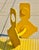 "Inside Out Yellow" Welded Aluminum Sculpture by Michael DesRosiers (2024) For Sale - Image 4 of 4