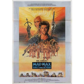 Vintage Mad Max Beyond Thunderdome Poster, 1985 For Sale