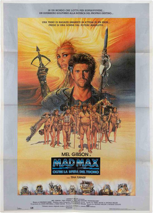 Vintage Mad Max Beyond Thunderdome Poster, 1985