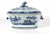 River Pavilion: Chinese Export Porcelain Blue & White Tureen For Sale - Image 4 of 10