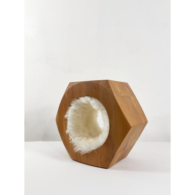 Not Yet Made - Made To Order Nut Stool by Mauro Dell'Orco For Sale - Image 5 of 11