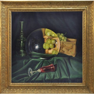 Maximilian Ciccone, The Lens and the Grapes, 2002, Oil on Canvas, Framed For Sale