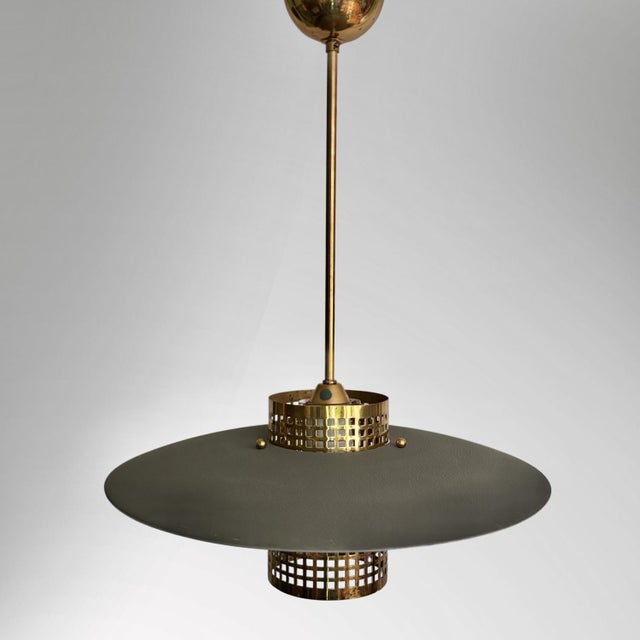 Modern Scandinavian Pendant Lamp by Malmö Metallvarufabrik, 1950s For Sale - Image 4 of 11