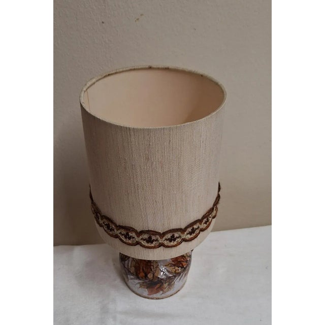 Vintage German Table Lamp with Ceramic Base, 1980s For Sale - Image 6 of 7