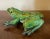 Early 20th Century Antique French Tin Glaze Faience Pottery Model of a Bull Frog For Sale - Image 4 of 13