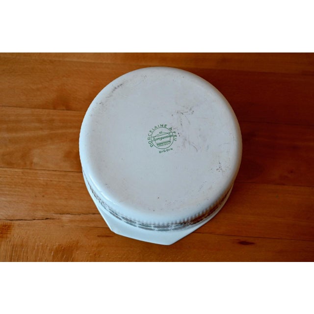 1970s Floral Porcelain Ovenproof Casseroles by Digoin Sarreguemines, 1970s For Sale - Image 5 of 7