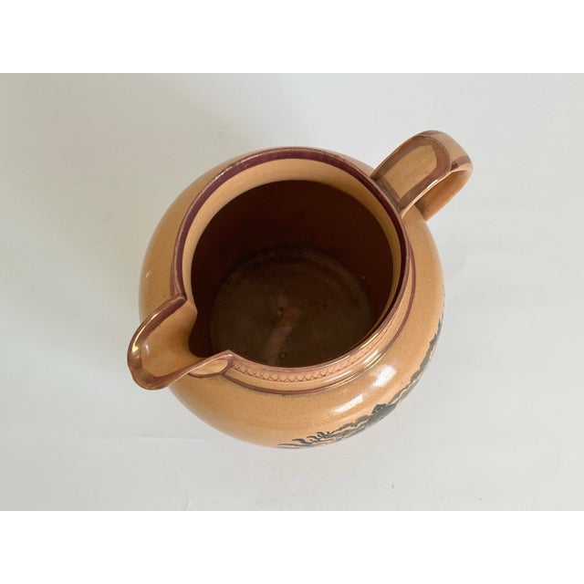 Ceramic Early 19th Century English Sunderland Lustreware Landscape Pitcher For Sale - Image 7 of 11