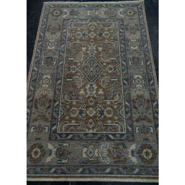 Early 21st Century Turkish Oushak Rug 1'7" x 2'5" #20139 For Sale - Image 5 of 8