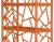 Not Yet Made - Made To Order Tiffany Etagere in Citrus Orange For Sale - Image 5 of 9