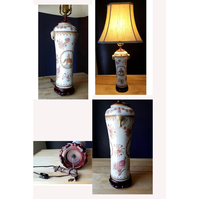 The Narrative: A vibrant 1950s homage to 18th-century 'Company School' export porcelain. This narrative-rich statement...