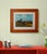Wood Late 20th Century Folk Art Watercolor of Horses in a Landscape Signed “Lfg” For Sale - Image 7 of 7