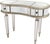 Wood Constance Mirrored Vanity Table, Silver For Sale - Image 7 of 7