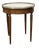 Louis XVI Bouillotte Table in Mahogany with a Marble Top, 1960s For Sale