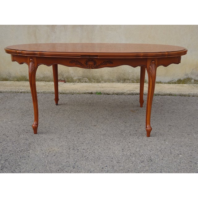 Regency Oval Extendable Dining Table, 1980s For Sale - Image 9 of 18