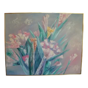 1970s Large Lee Reynold Painting