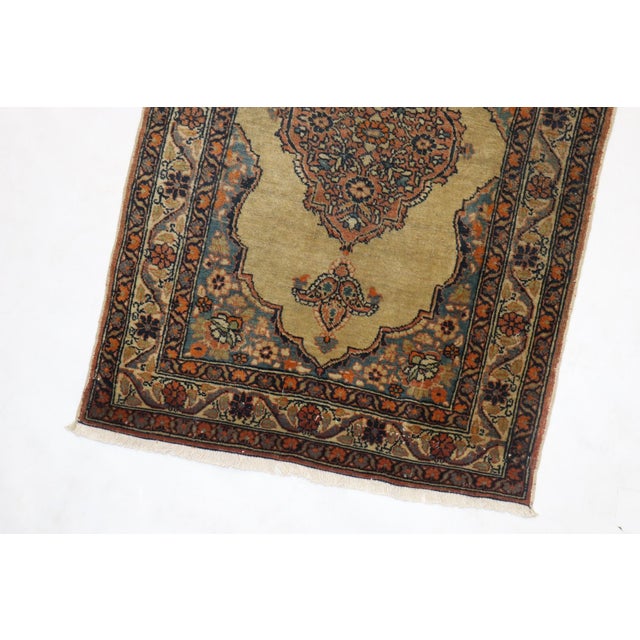 Tabriz Antique Mat rug no. j1967 For Sale - Image 4 of 11
