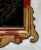 Chinoiserie Vintage Regency Style Red Parcel Gilt Chippendale Wall Mirror - Newly Painted For Sale - Image 3 of 11