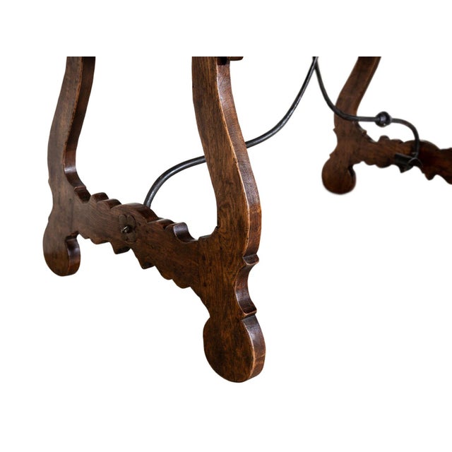 Antique Wooden Dining Table For Sale - Image 4 of 4