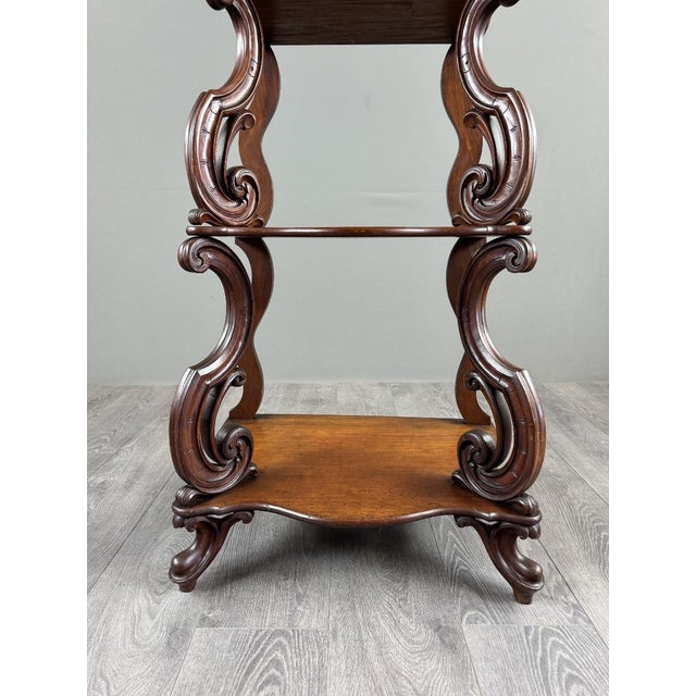 19th Century Carved Oak Shelf For Sale - Image 3 of 12