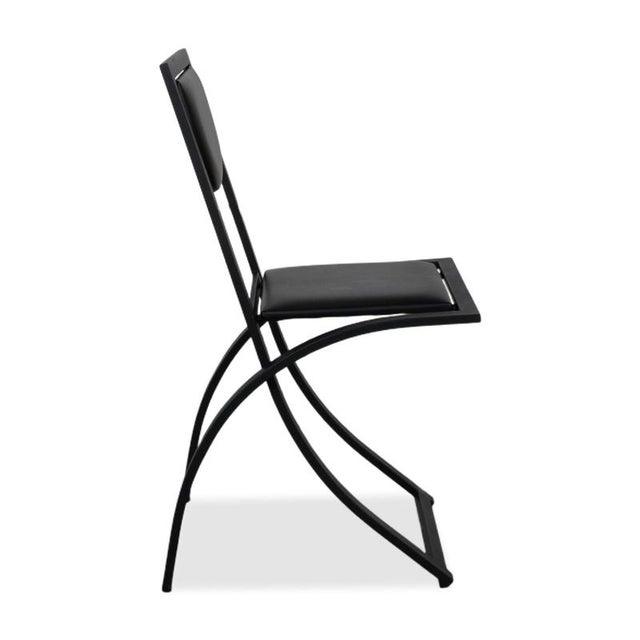 Black Leather Cosinus Chairs from KFF, Set of 6 For Sale - Image 18 of 18