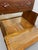 Mid Century Modern Teak Bar Cabinet | Mirrored Home Bar With Drop-Down Serving Surface, C. 1960’s For Sale - Image 13 of 14