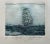 Beautiful original, artists proof, hand colored, etching of a clipper ship on the ocean by listed artist Glen Fortune...