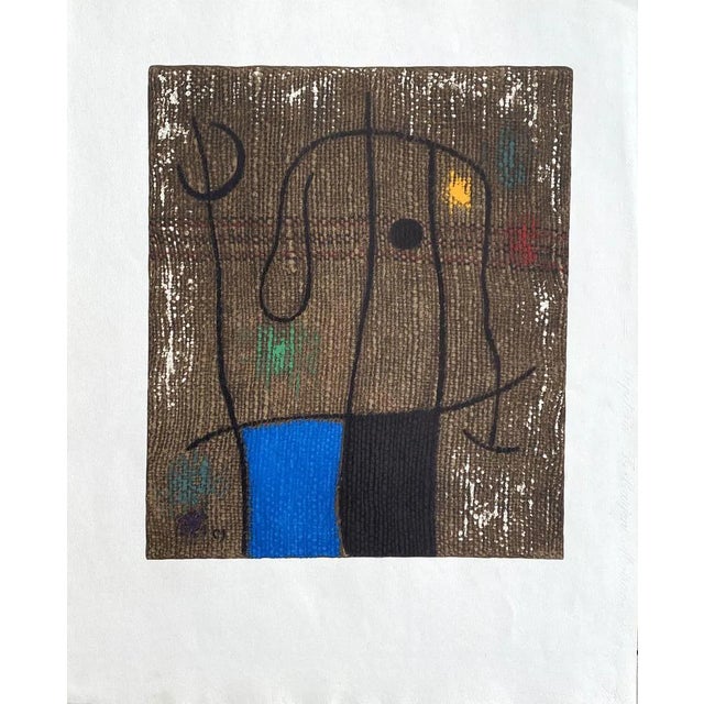 Joan Miro, Woman and Bird II, 1965, Lithograph For Sale