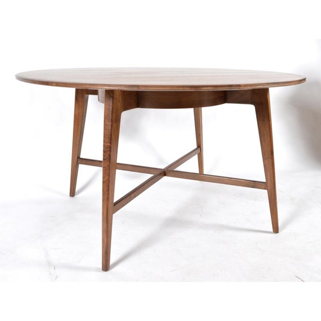 Large Mid-Century Round Teak Dining Table from Gordon Russell, United Kingdom, 1955 For Sale - Image 6 of 18