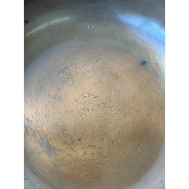 Vintage Modernist Sculptural Hand Wrought Copper Vessel With Handle by Frank Rebajes, Circa 1940s-50s For Sale - Image 11 of 11