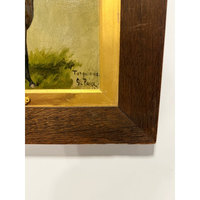 George Thomas Paice, RA, RBA (British, 1854–1925) Tarquinius A finely observed equine study titled Tarquinius by George...