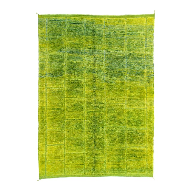 Premium Hand-Knotted Wool Rug | 9'10" X 7'3" | One of a Kind For Sale