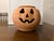 Terra Cotta Vintage Red Clay Pumpkin With Hat For Sale - Image 8 of 8