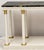 Neoclassical 1970s Italian Neoclassical Style Marble Top Console Table For Sale - Image 3 of 6