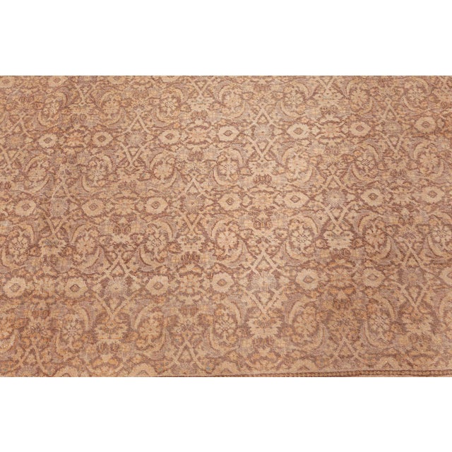 Fine 1920s Persian Handmade Wool Tabriz For Sale In New York - Image 6 of 6