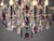 Silver 1990 Artisan Regency Purple Crystal Chandelier - 1 Pc For Sale - Image 8 of 17
