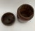 Early 1900s Small Antique Treen Barrel Container Turned Ribbed Wood For Sale - Image 4 of 4