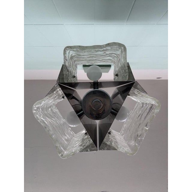 Vintage Austrian Pendant Lamp attributed to J.T. Kalmar, 1970s For Sale - Image 14 of 18