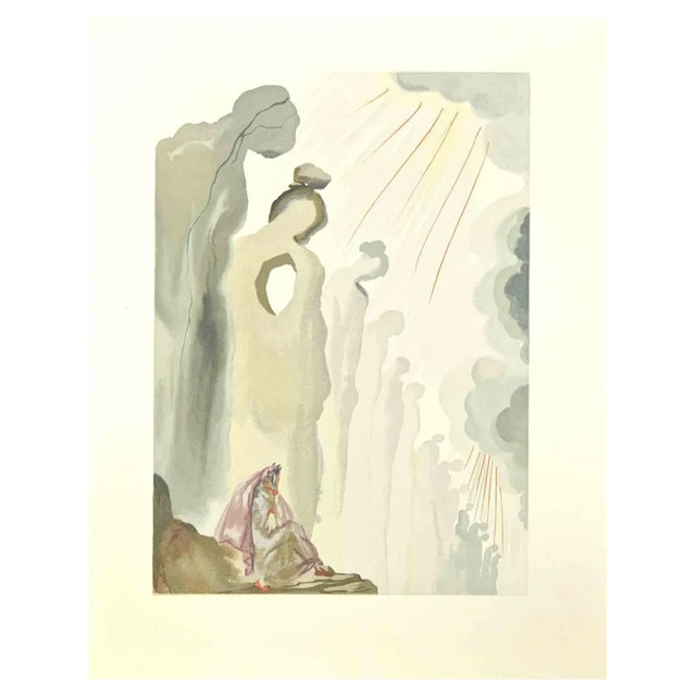 Salvador Dalí, Purgatory, Woodcut, 1963 For Sale