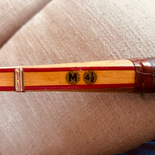 1960s Mid-Century Wooden Tennis Racquets - Set of 2 For Sale - Image 17 of 18