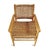 Banana Weave & Teak Arm Chair For Sale - Image 4 of 11